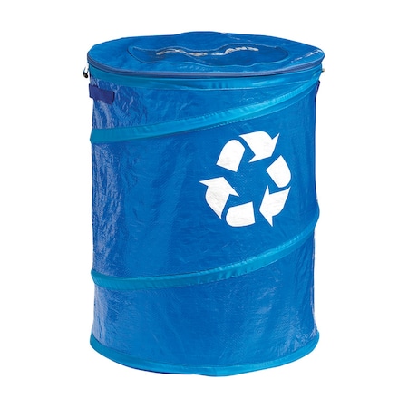 Coghlans Coghlan's Pop-Up Blue Recycle Bin 24 in. H X 19 in. W X 1.000 in. L 1 pk 1715